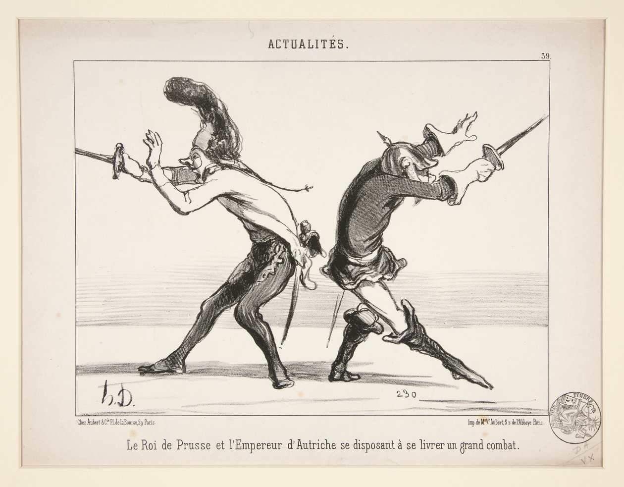 Król Prus i autorstwa Honoré Daumier