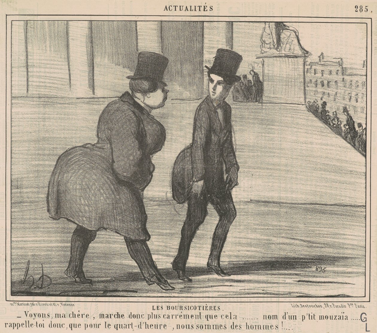 Maklerzy giełdowi... Zobaczmy, moja droga... autorstwa Honoré Daumier