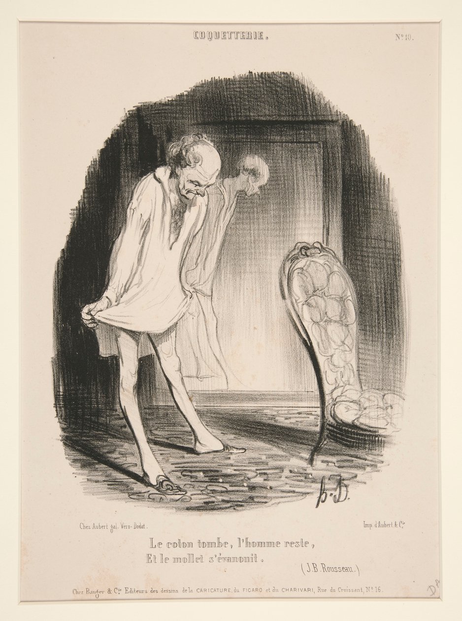 Bawełna spada, l autorstwa Honoré Daumier