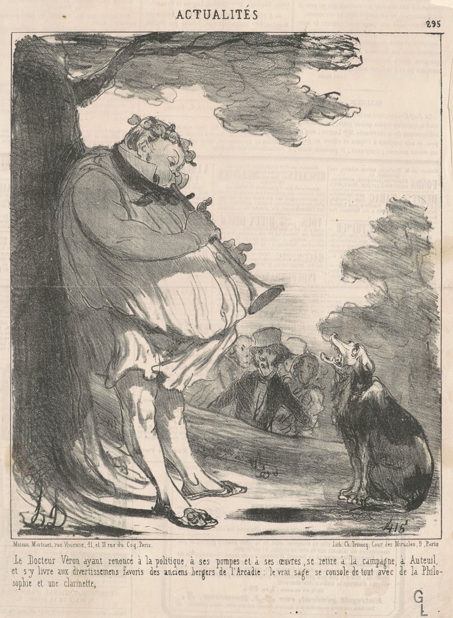 Doktor Véron... w Auteuil... autorstwa Honoré Daumier