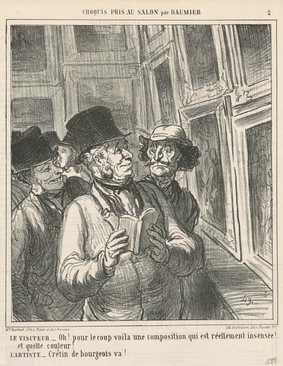 Gość ... autorstwa Honoré Daumier