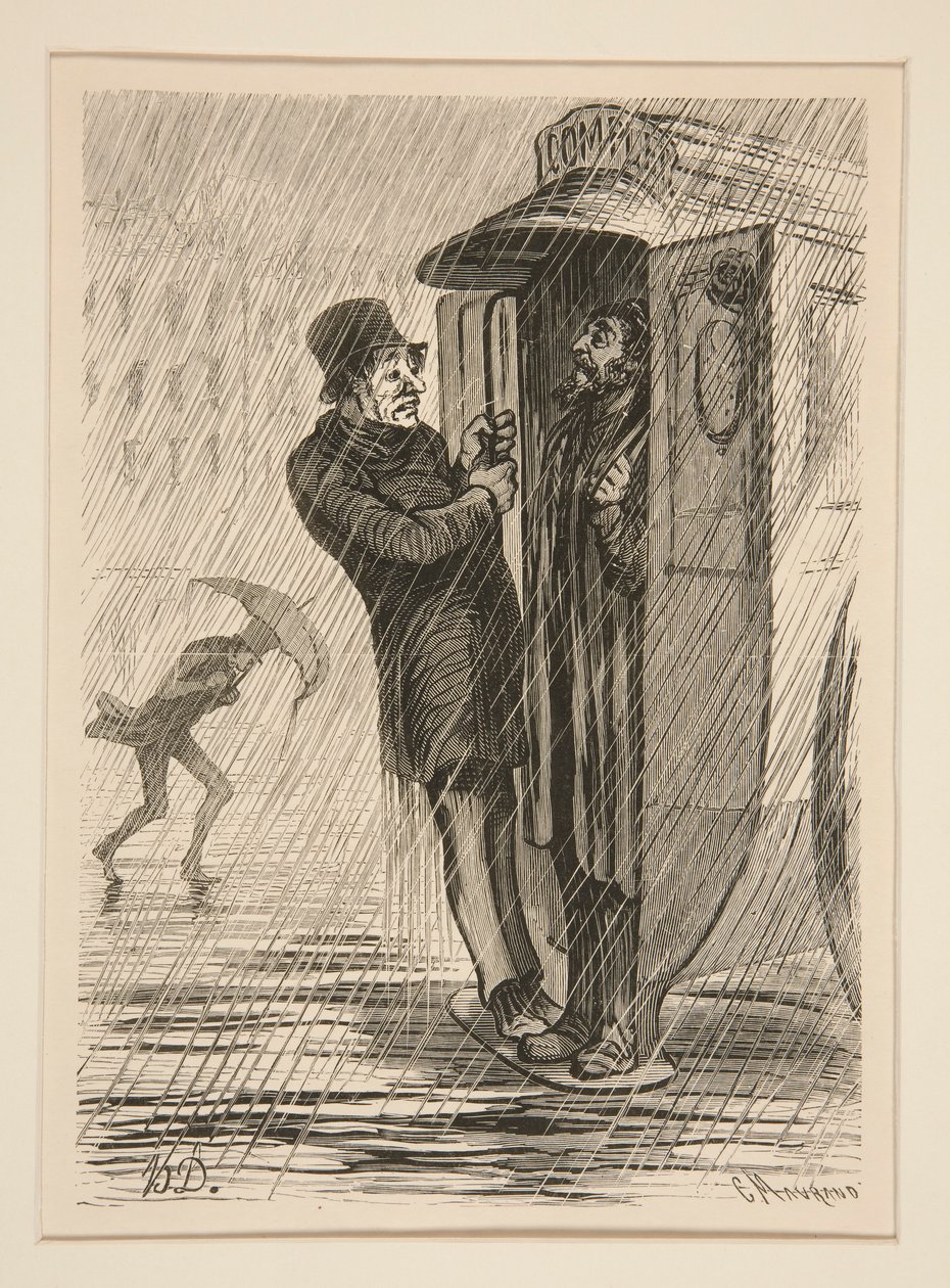 Les Omnibus - kompletny!!! autorstwa Honoré Daumier