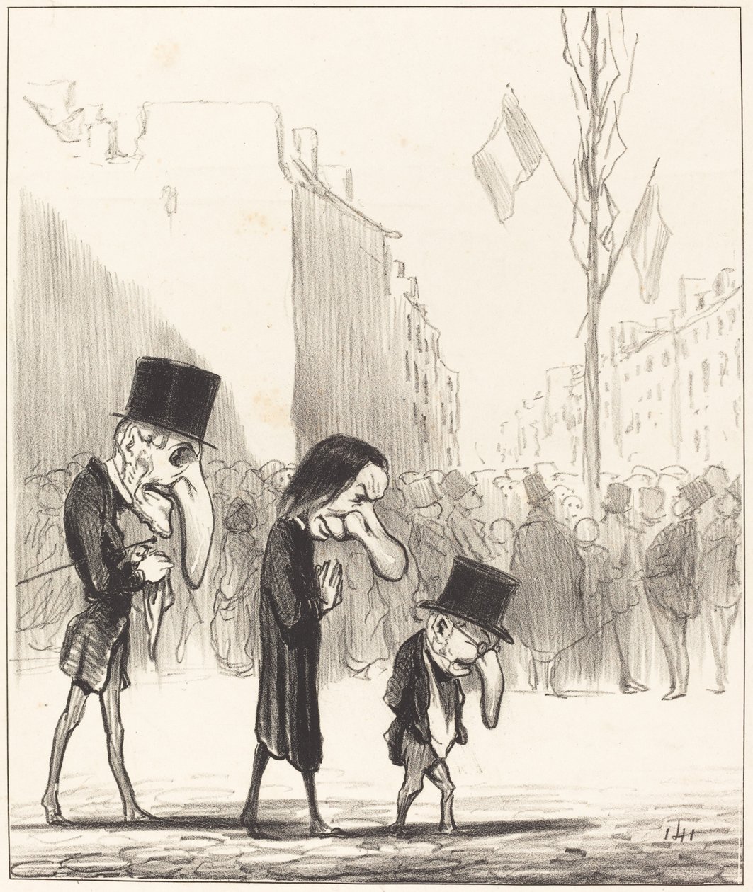 Trzech małych świętych autorstwa Honoré Daumier