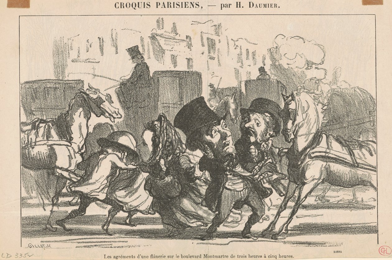 Udogodnienia flanerii... autorstwa Honoré Daumier