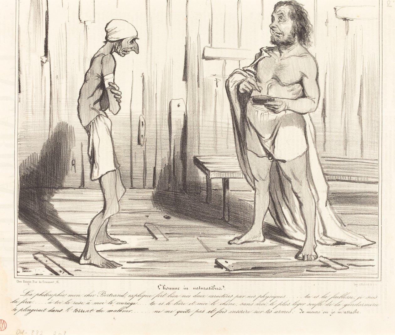 Jestem w naturze autorstwa Honoré Daumier