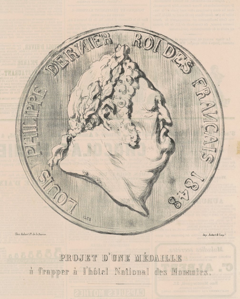 Ludwik Filip, ostatni król Francuzów autorstwa Honoré Daumier