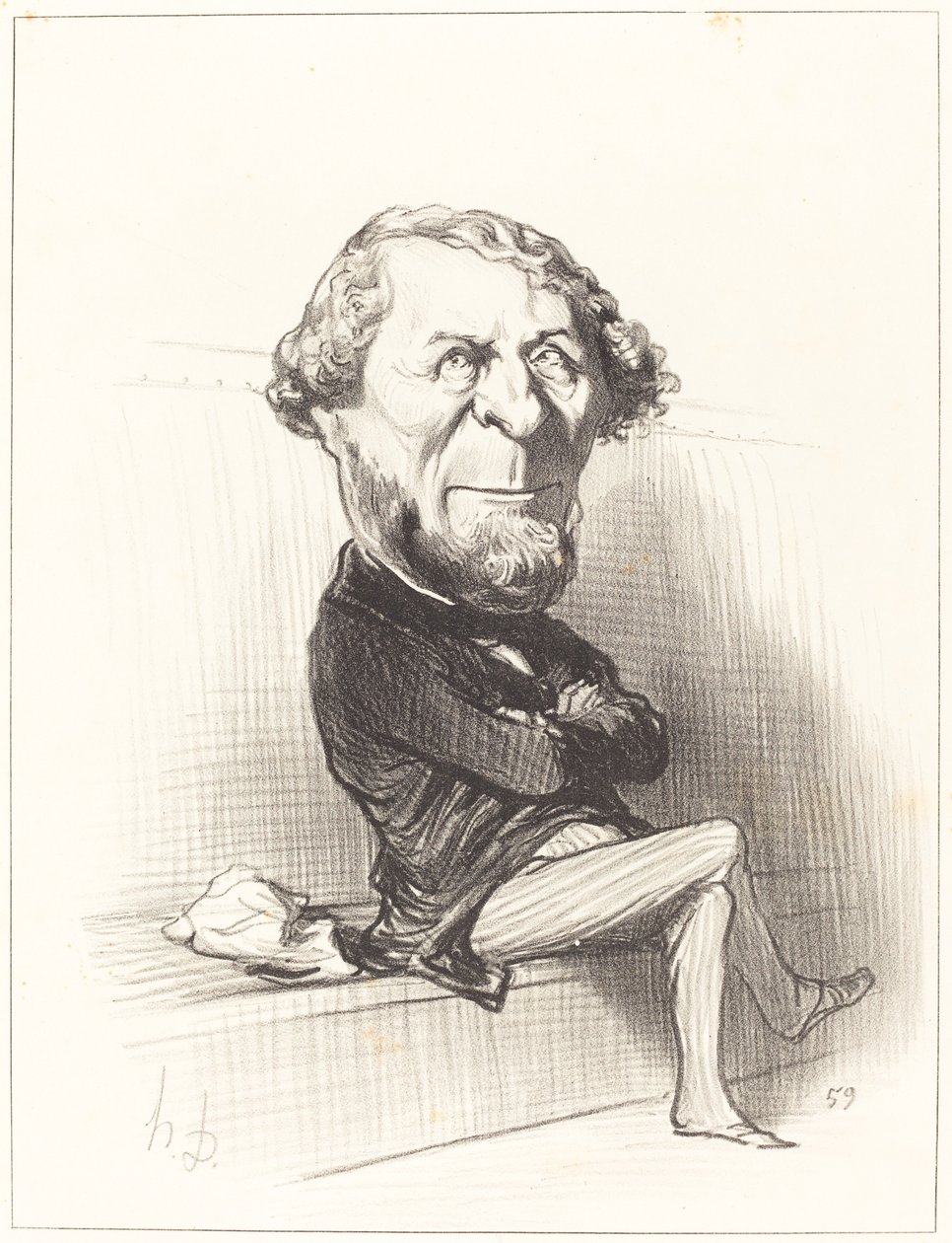 Marie Denis Larabit autorstwa Honoré Daumier