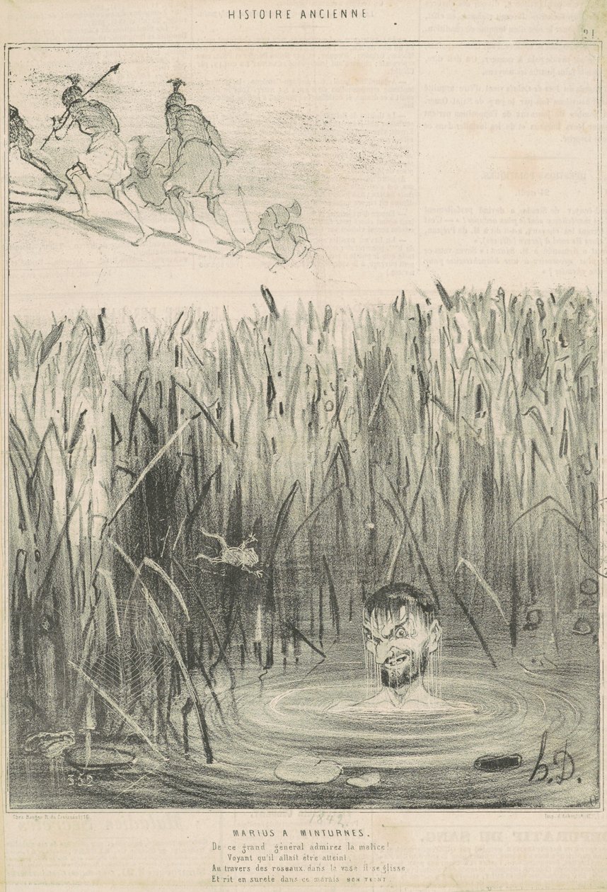 Marius z Minturnes autorstwa Honoré Daumier
