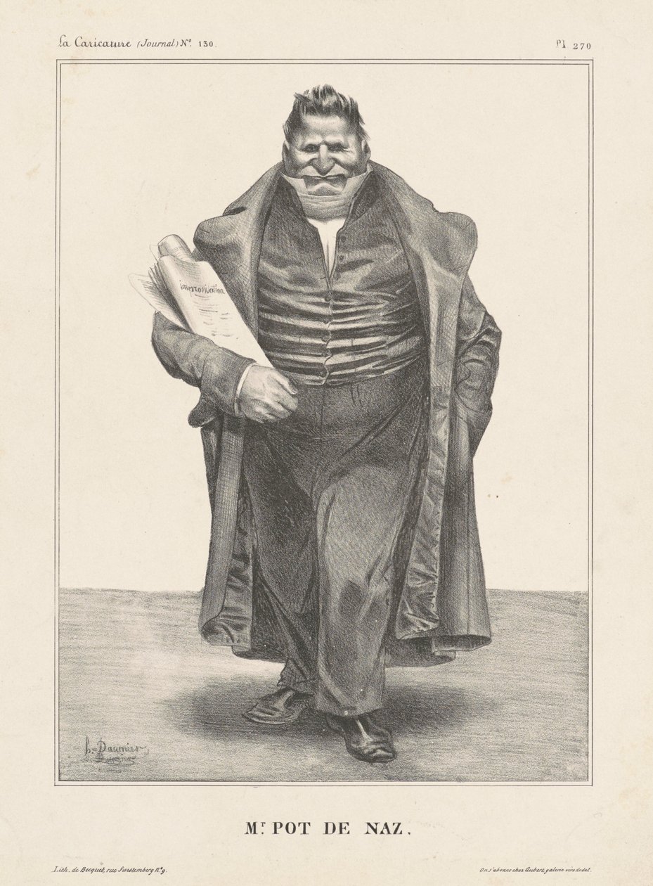 Pan Pot de Noz. autorstwa Honoré Daumier