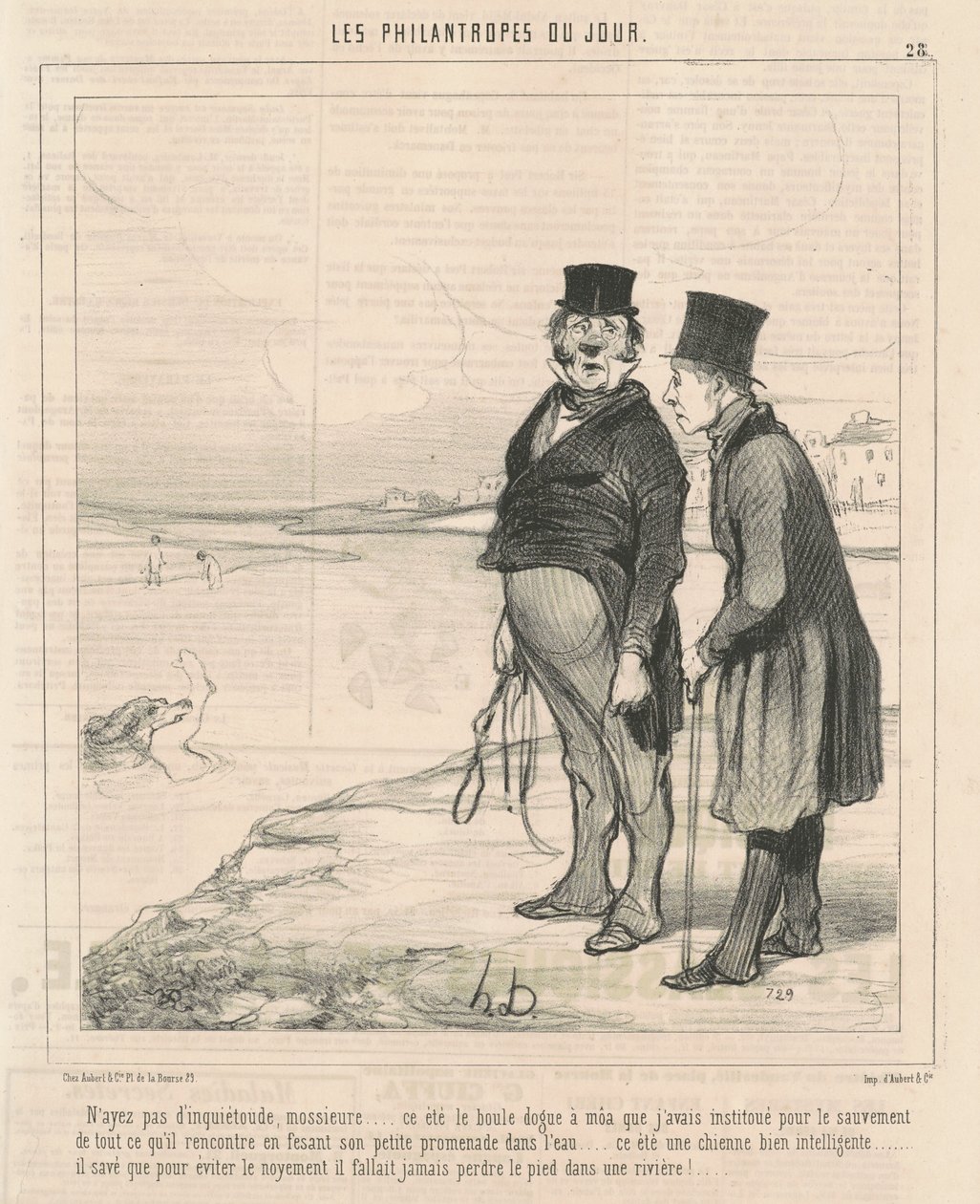 Nie martw się... autorstwa Honoré Daumier