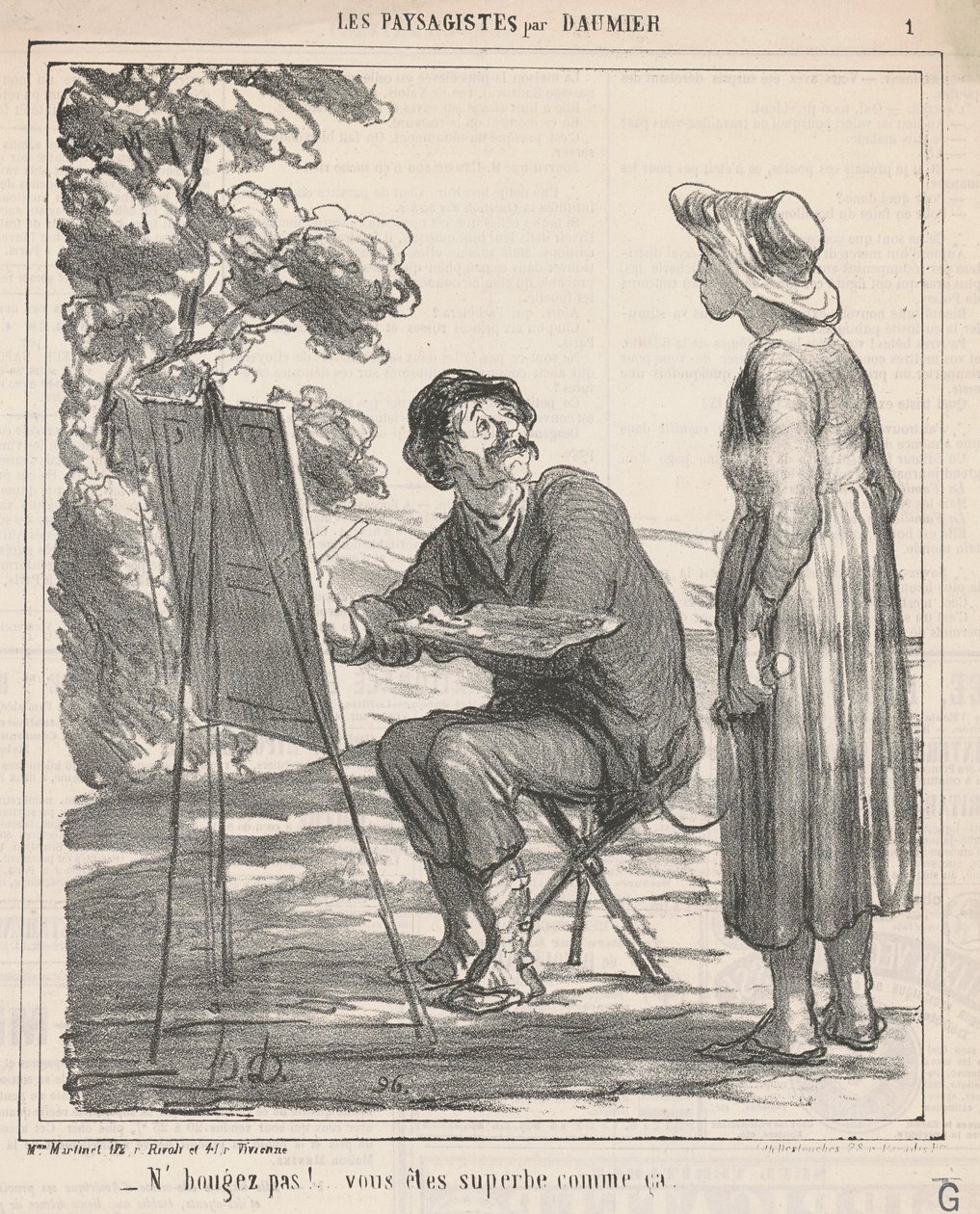 Nie ruszaj się! ... autorstwa Honoré Daumier