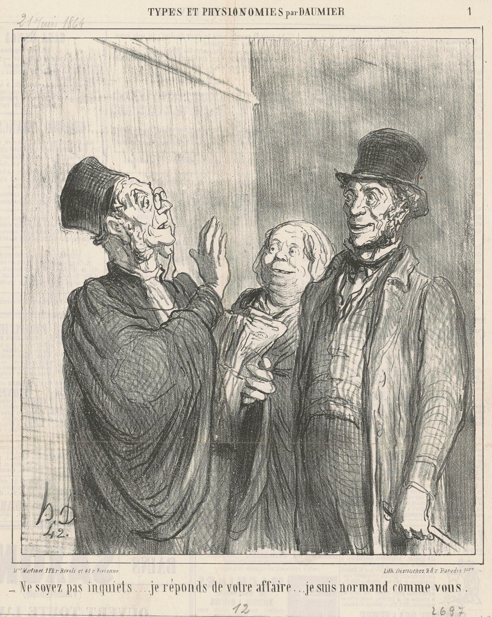 Nie martw się... autorstwa Honoré Daumier