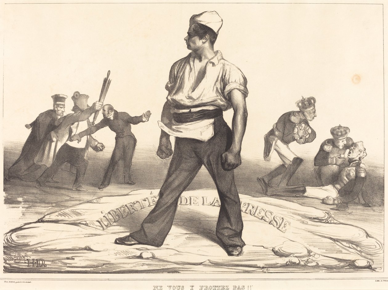 Nie zadzieraj z tym!! autorstwa Honoré Daumier