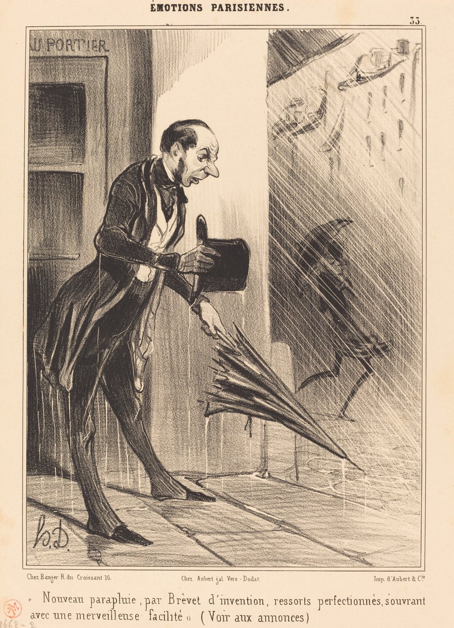Parasol nowy, Patent... autorstwa Honoré Daumier