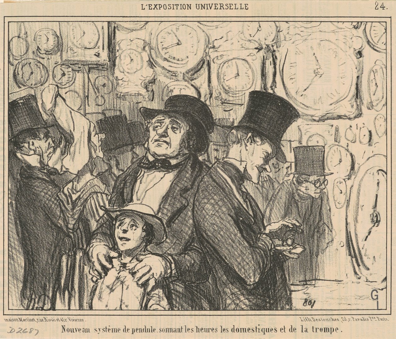 Nowy system wahadłowy... autorstwa Honoré Daumier