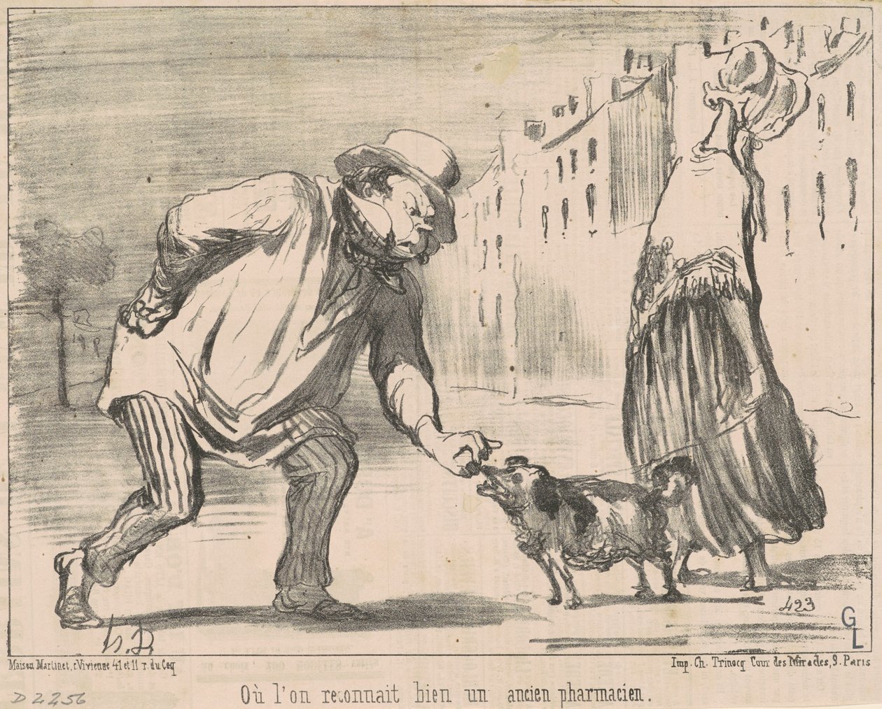 Gdzie rozpoznajemy... byłego aptekarza autorstwa Honoré Daumier