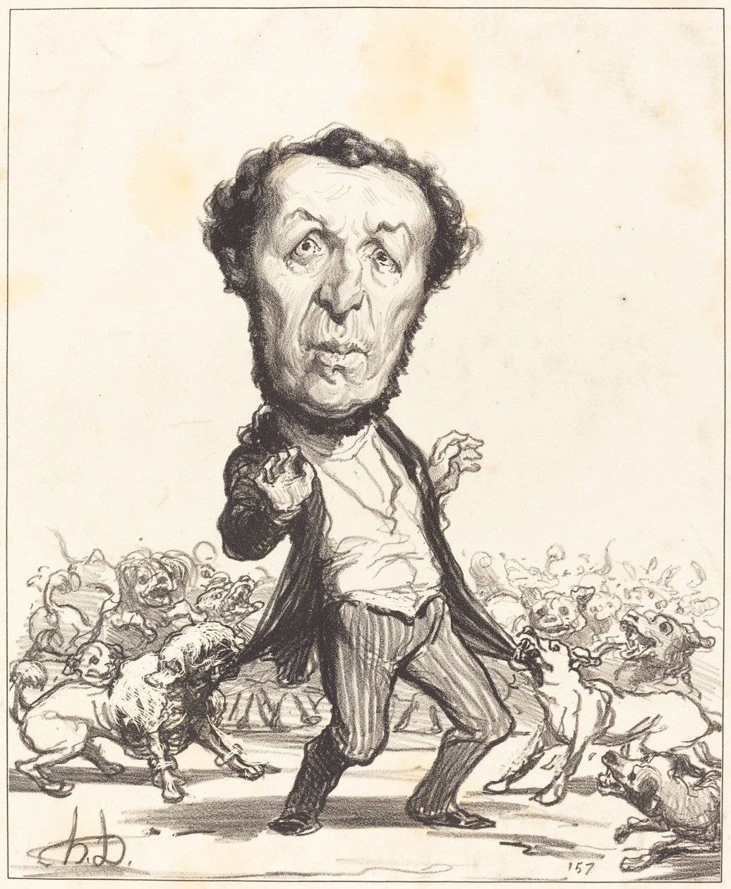 Owidiusz Remilly autorstwa Honoré Daumier