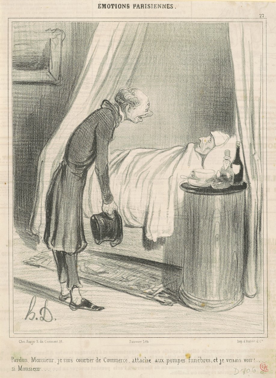 Przepraszam...jestem brokerem handlowym... autorstwa Honoré Daumier