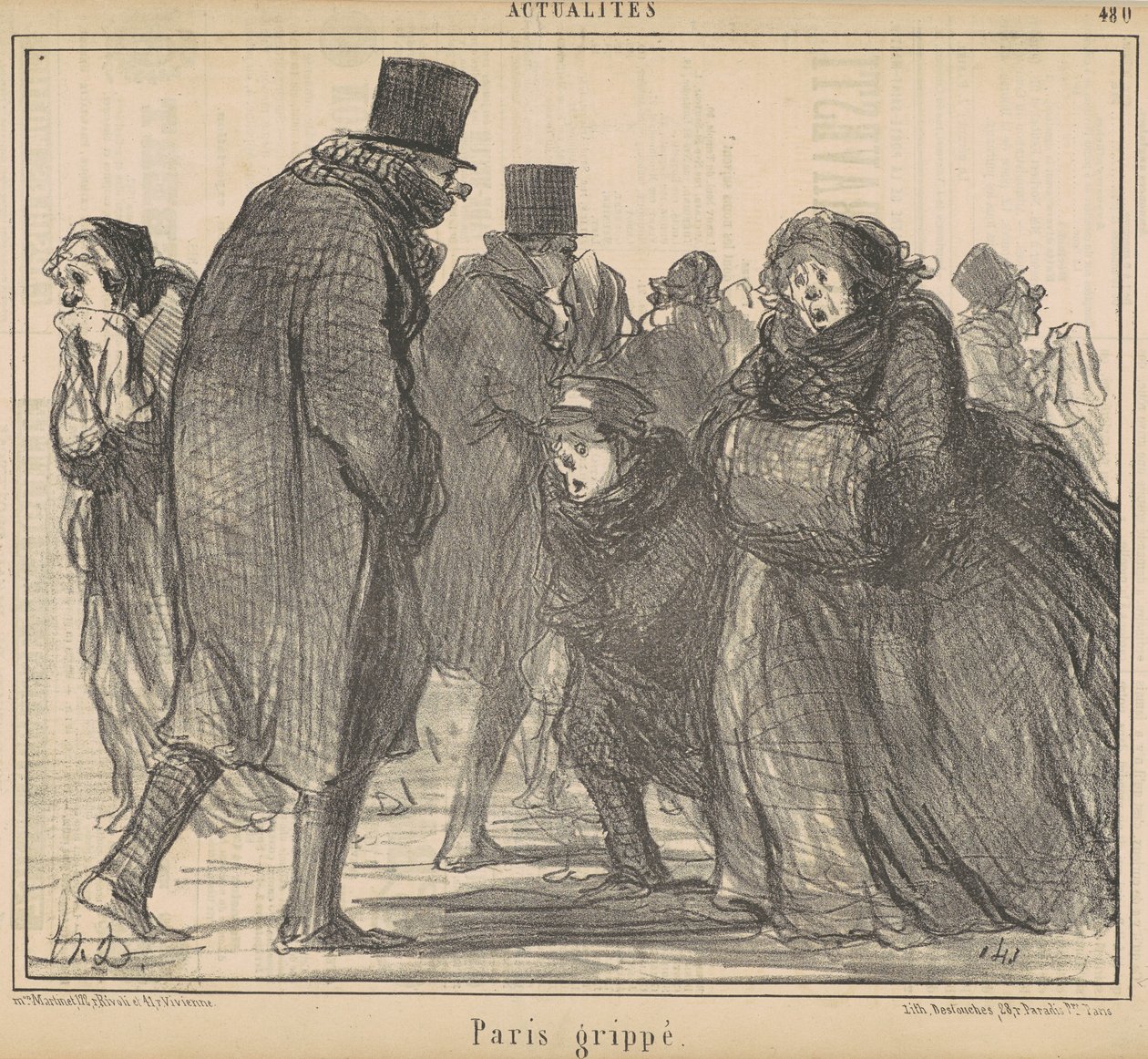 Paryż zdobyty autorstwa Honoré Daumier
