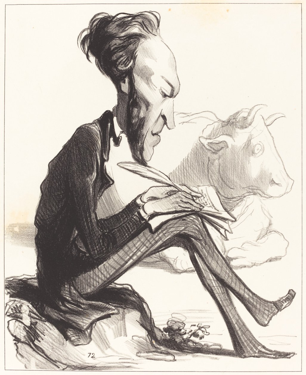 Ph. Auguste Demesmay autorstwa Honoré Daumier