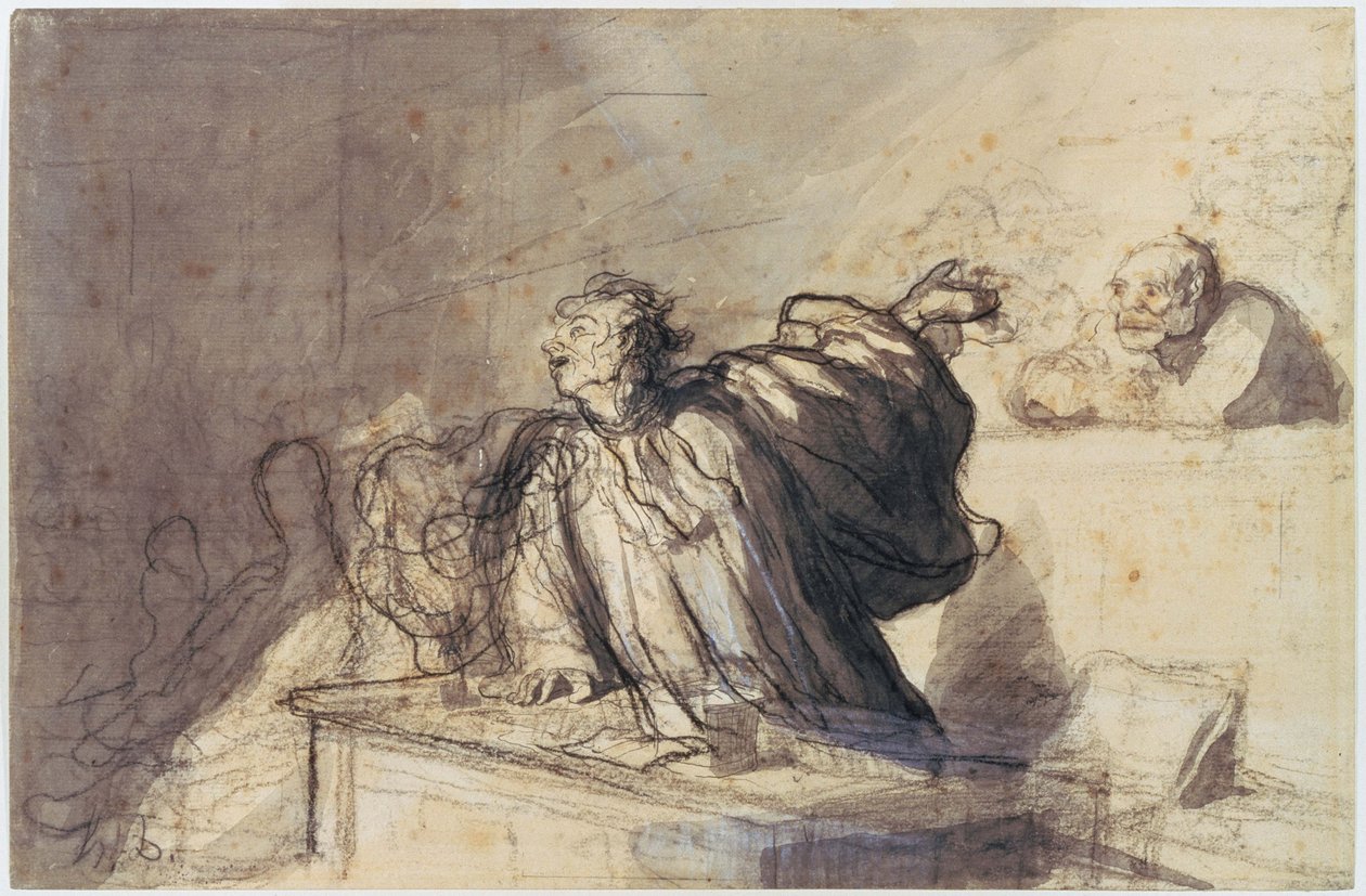 Apel o obronę autorstwa Honoré Daumier