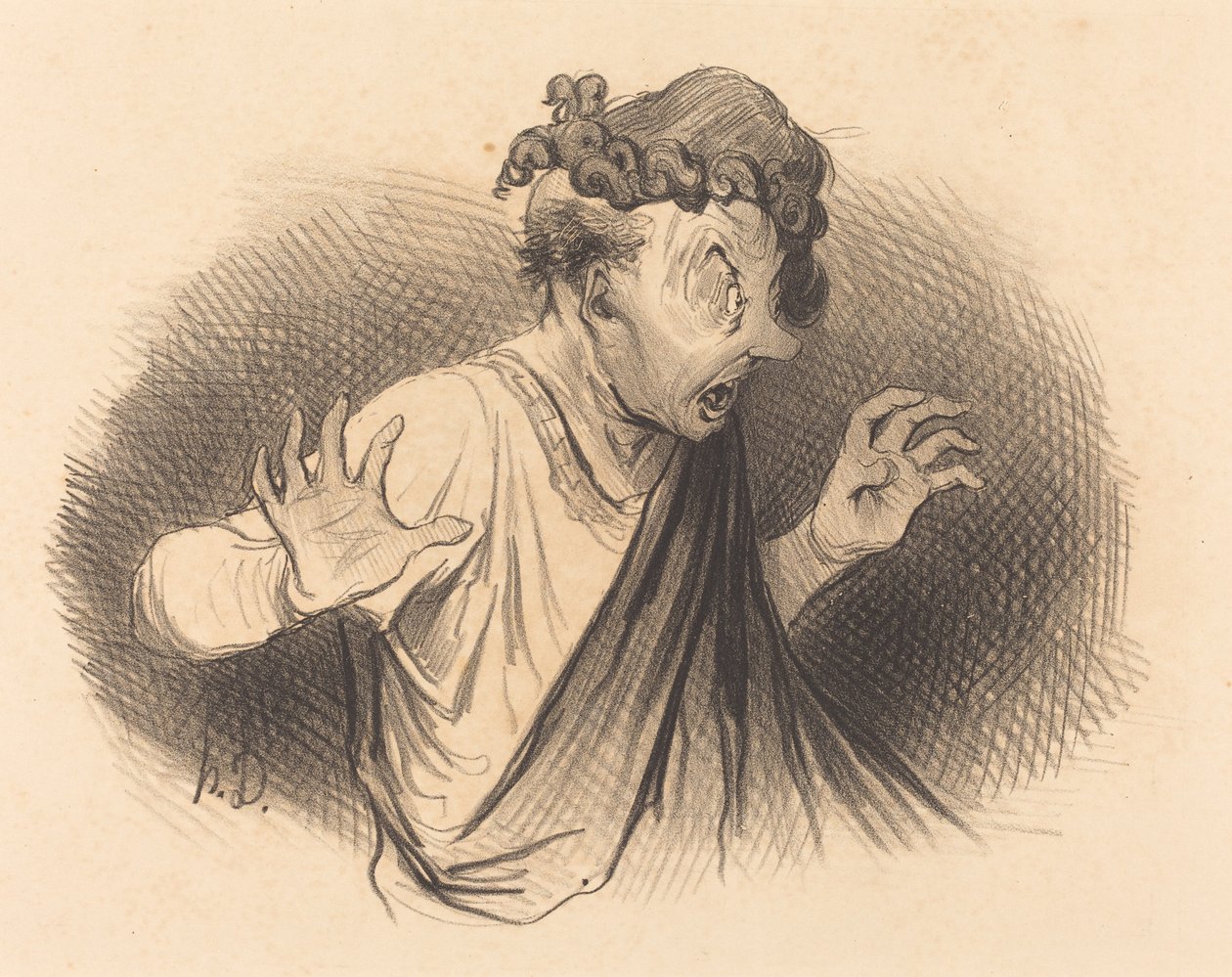 Kim są te Węże dla... autorstwa Honoré Daumier