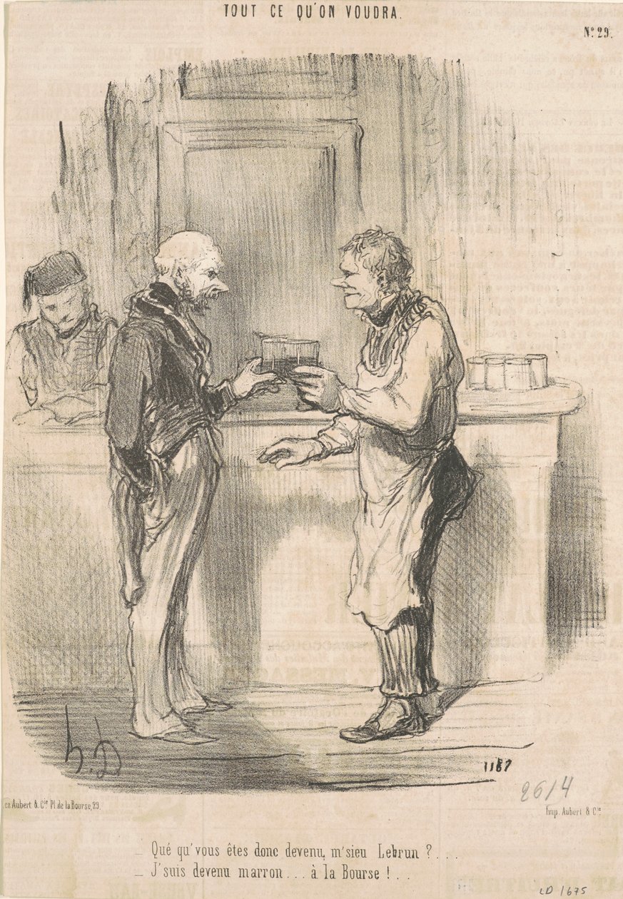 Czym się... stałeś, panie Lebrun? ... autorstwa Honoré Daumier
