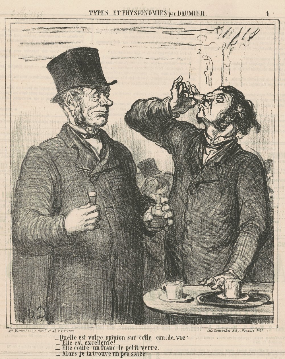 Jaka jest Twoja opinia na temat... autorstwa Honoré Daumier