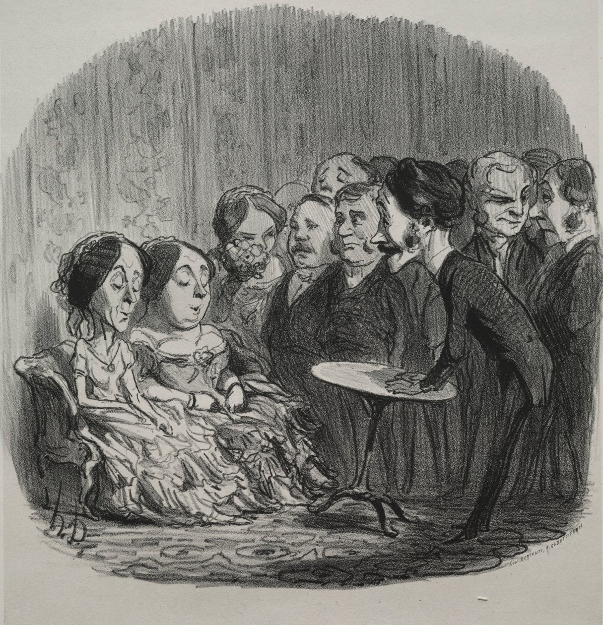 Rapujące duchy, 1851. autorstwa Honoré Daumier