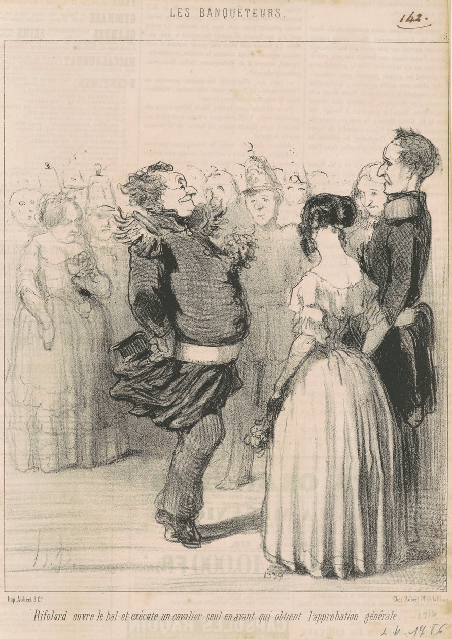 Rifolard otwiera piłkę... autorstwa Honoré Daumier