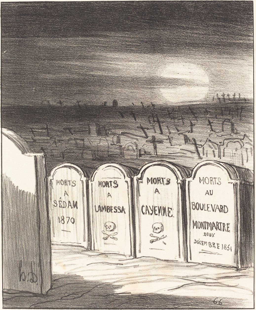 Plac Napoleona autorstwa Honoré Daumier