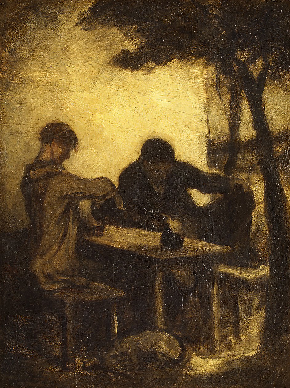 Pijący do 1861 r. autorstwa Honoré Daumier