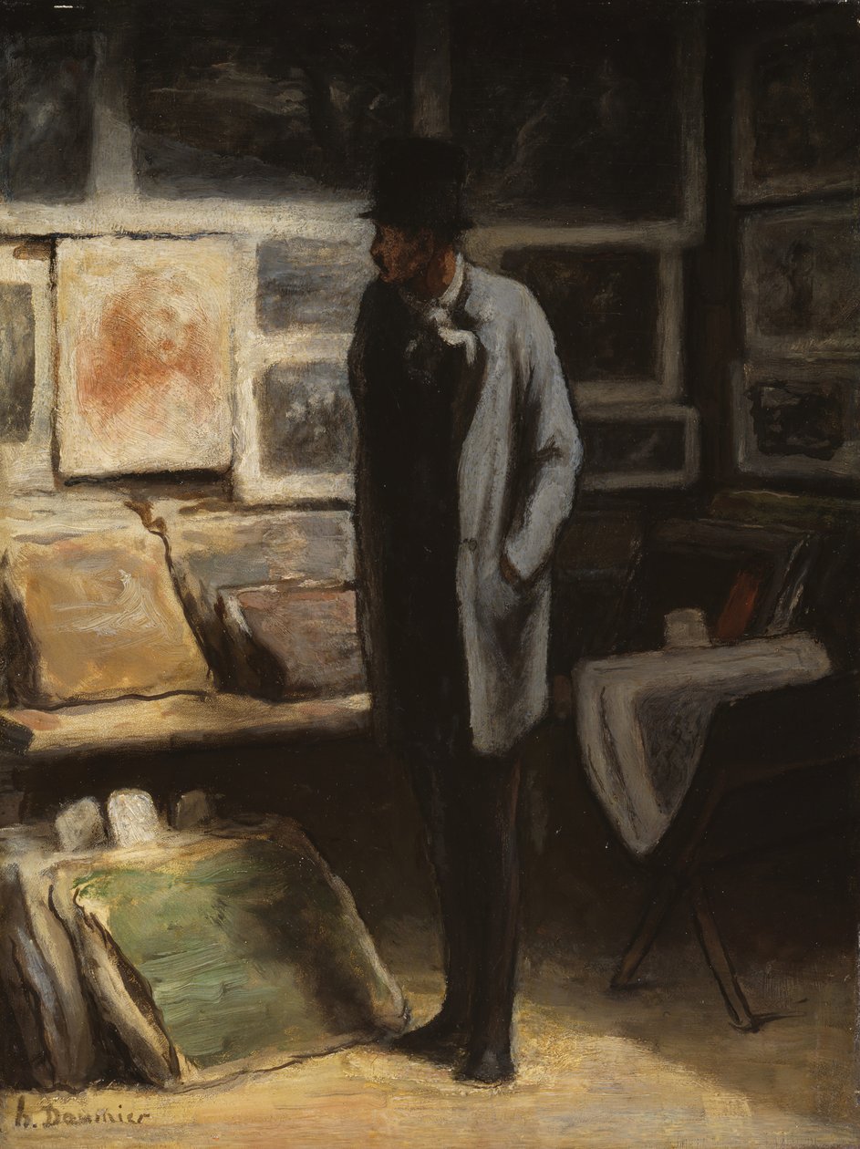 Kolekcjoner druków 185763. autorstwa Honoré Daumier