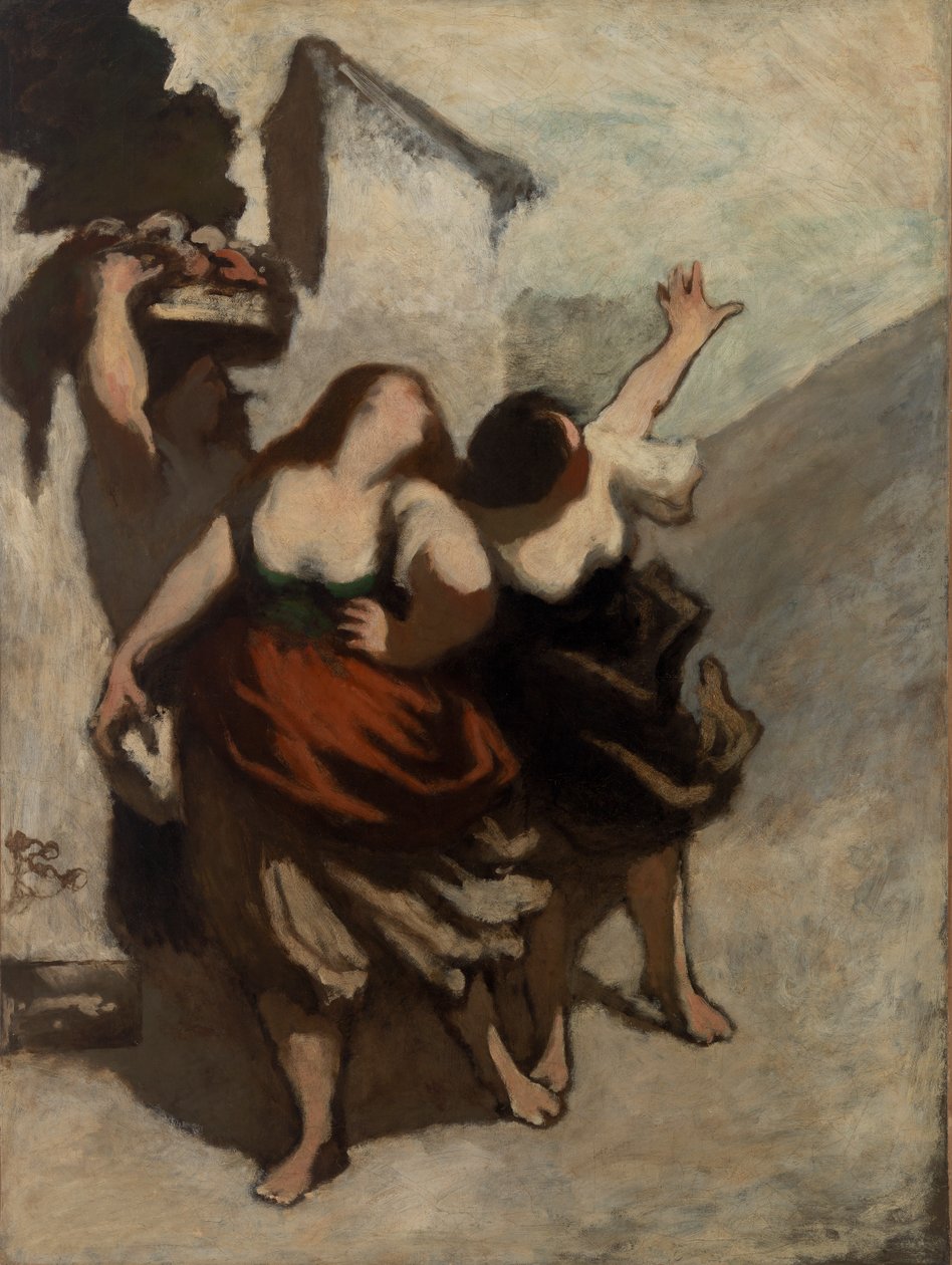 Ribaldowie (Les Ribaudes) autorstwa Honoré Daumier