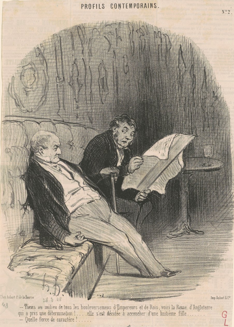 Stań w środku... wstrząsów... autorstwa Honoré Daumier