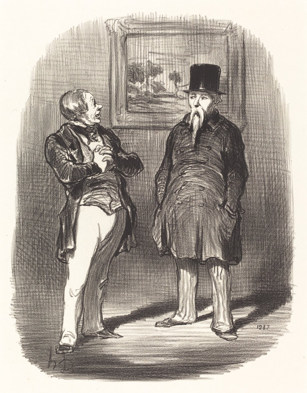 Czekaj... nie poznałem cię... autorstwa Honoré Daumier