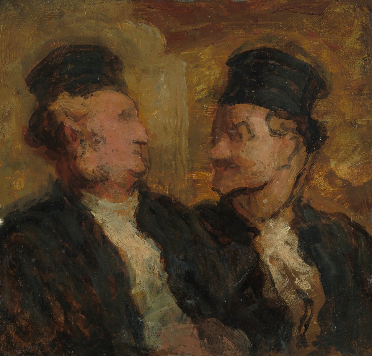 Dwóch prawników, ok. 1860. autorstwa Honoré Daumier
