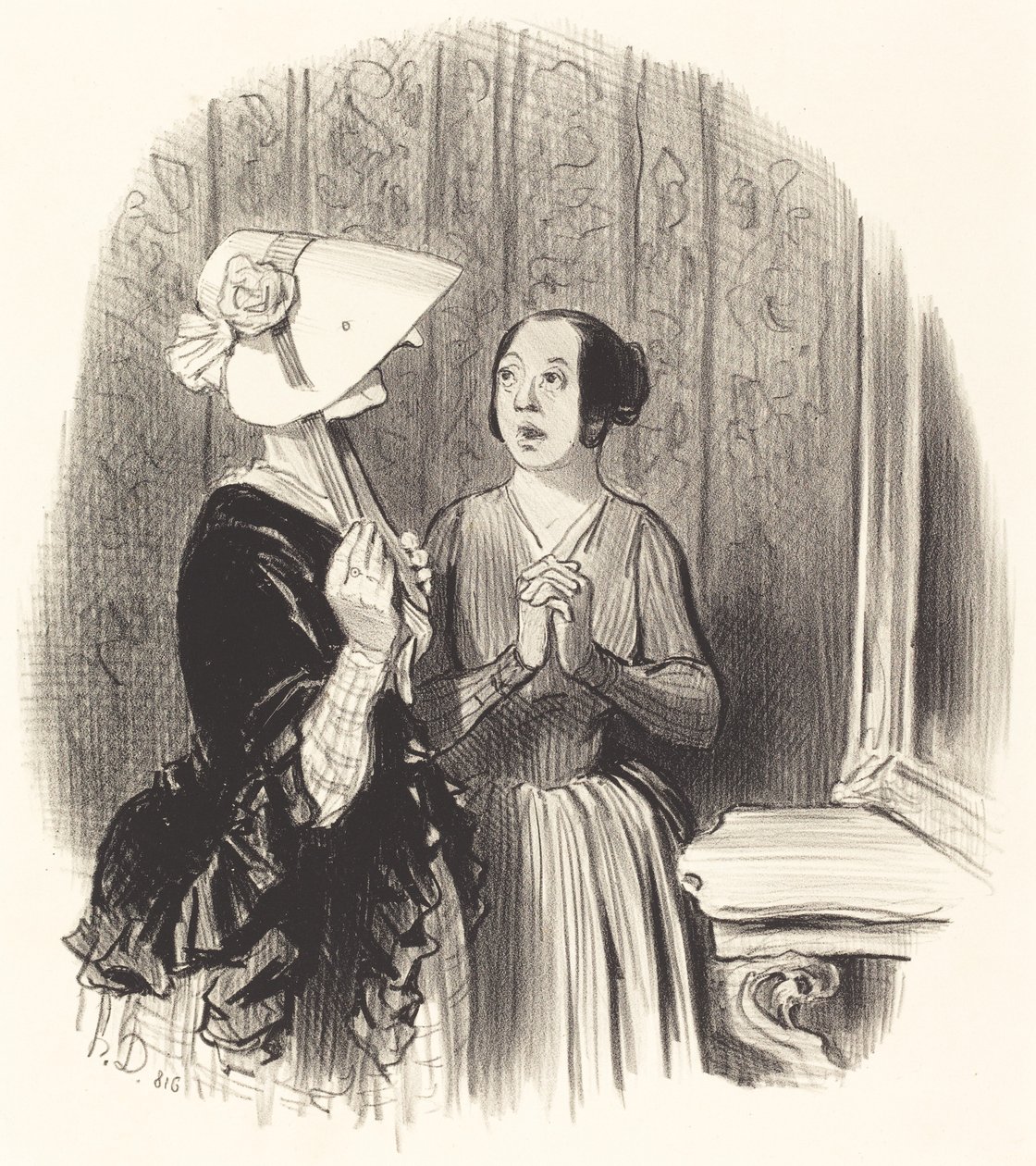 Kapelusz Pameli autorstwa Honoré Daumier