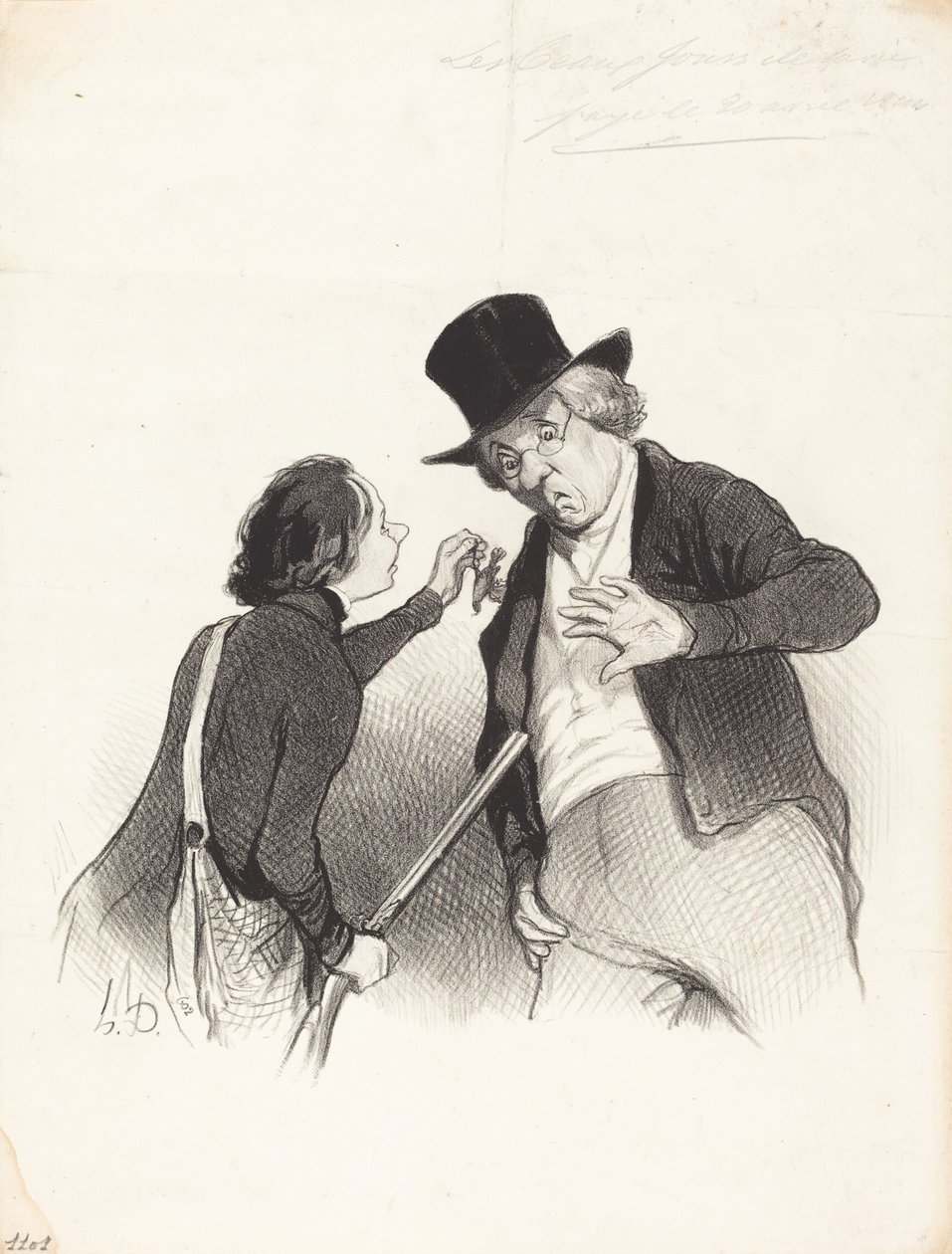 Początek polowania autorstwa Honoré Daumier
