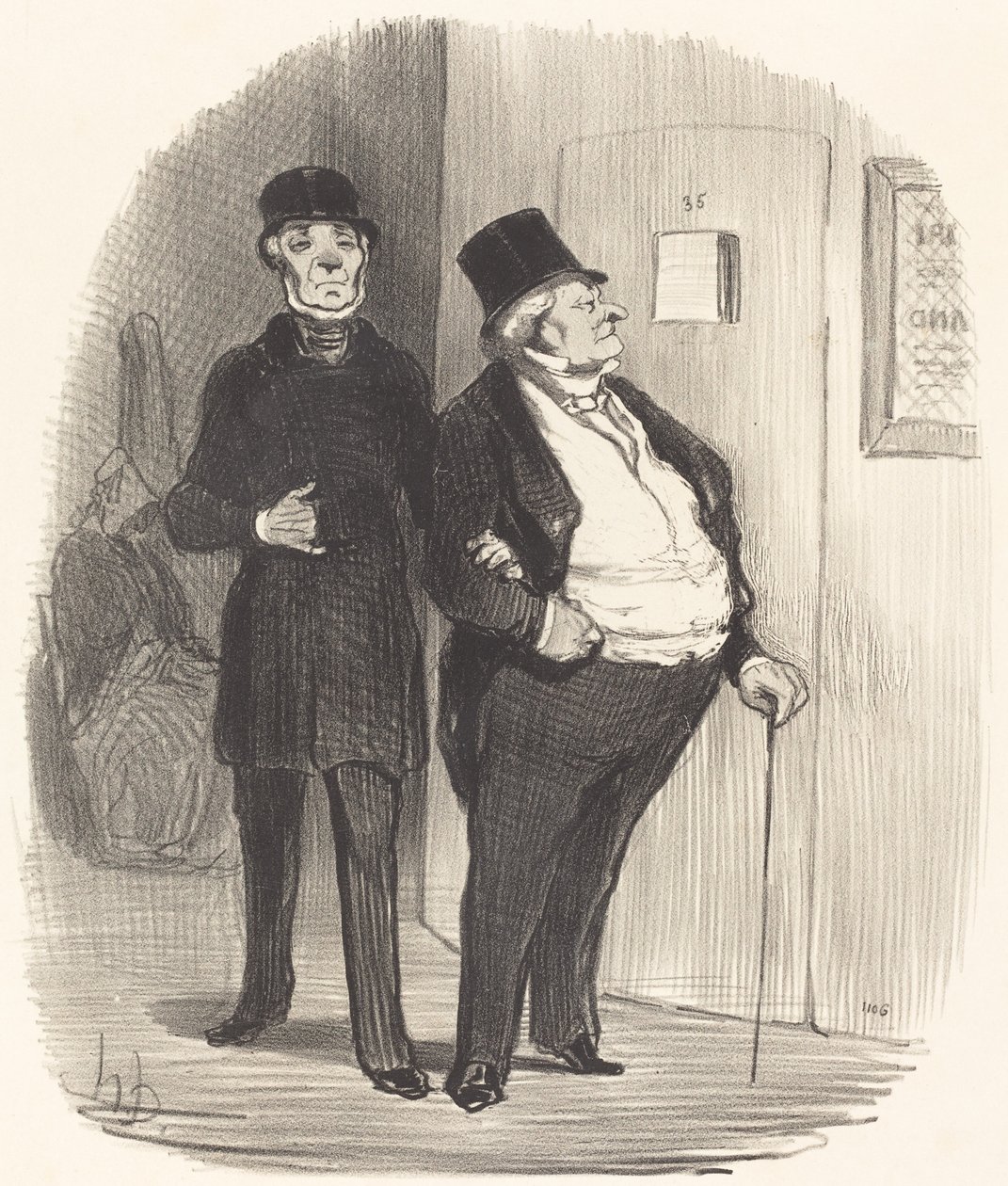 Dzień reprezentacji korzyści... autorstwa Honoré Daumier