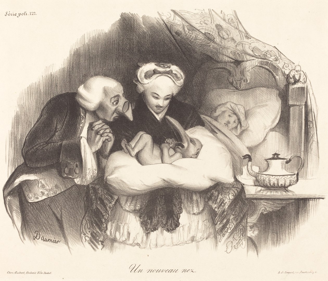 Nowy nos autorstwa Honoré Daumier