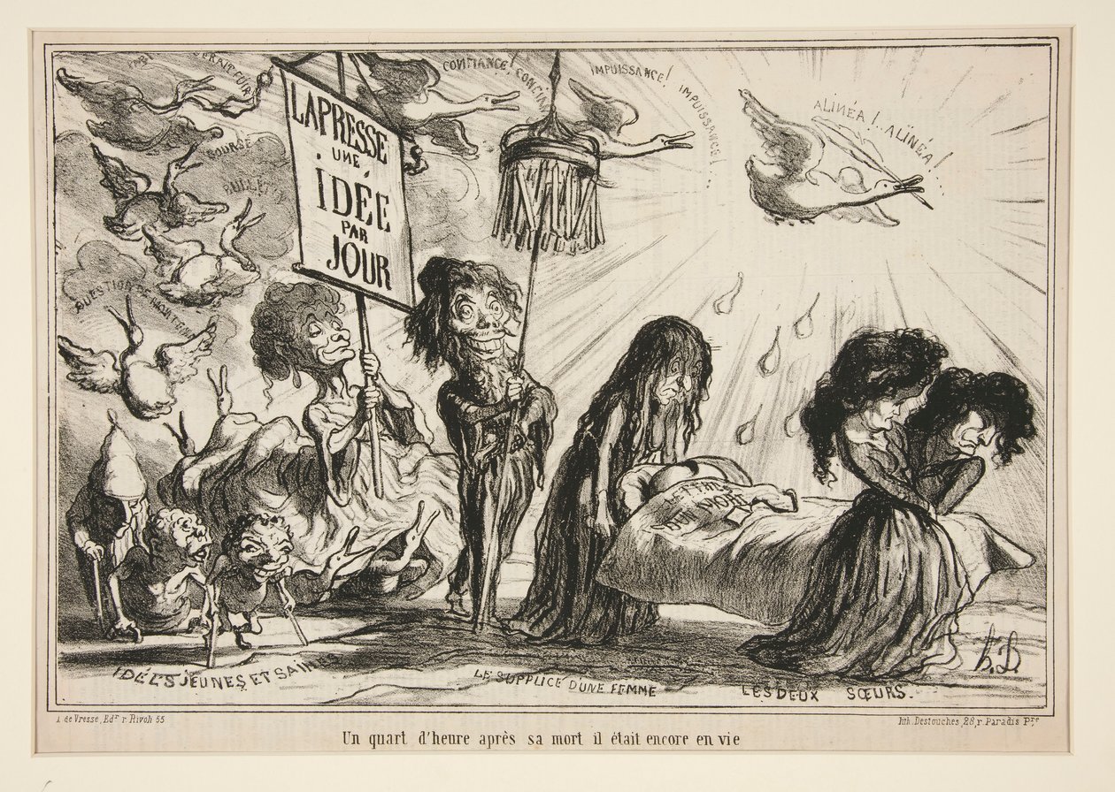 Ćwierć autorstwa Honoré Daumier