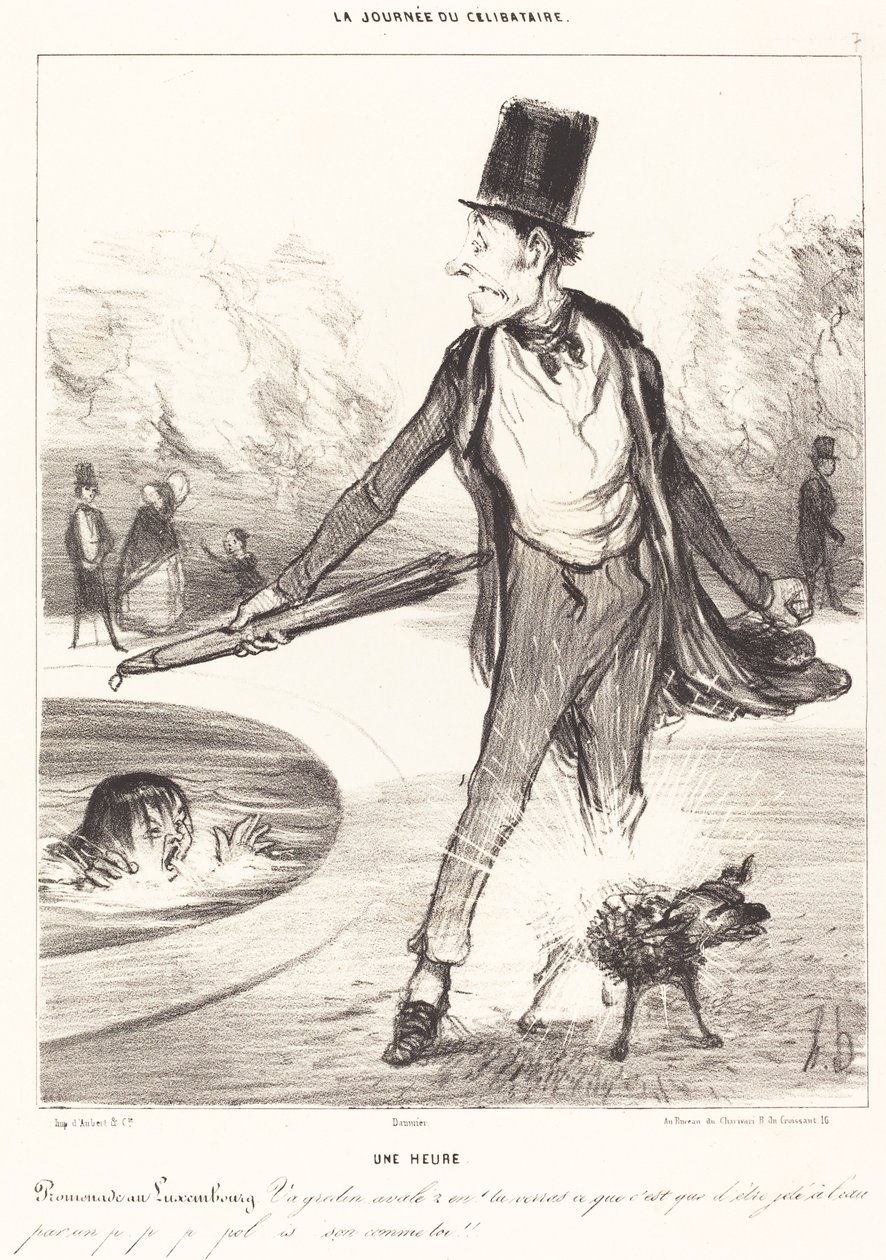 Godzina pierwsza autorstwa Honoré Daumier