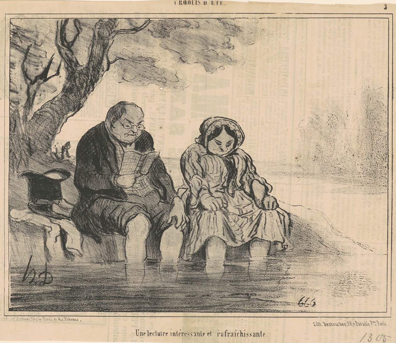 Ciekawa i orzeźwiająca lektura autorstwa Honoré Daumier