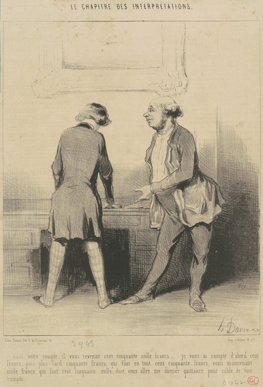 Oto Twoje konto: To było Twoje... autorstwa Honoré Daumier