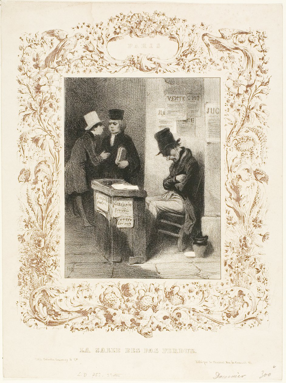 Poczekalnia autorstwa Honoré Victorin Daumier