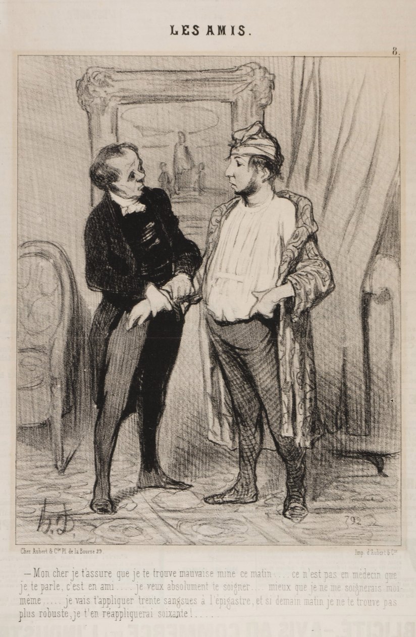 Moja droga, zapewniam cię, że nie wyglądasz dobrze dziś rano... autorstwa Honoré Daumier