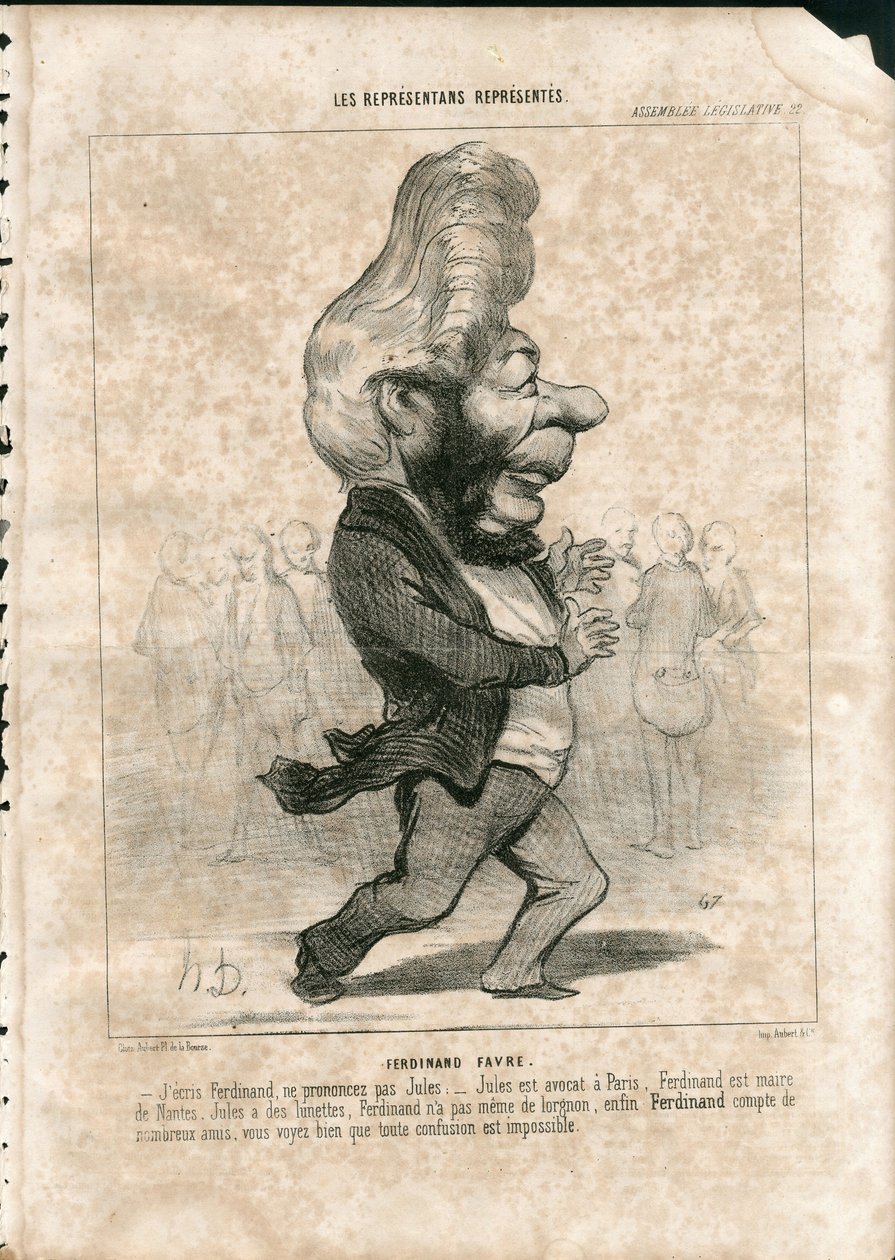 Charivari autorstwa Honoré Daumier