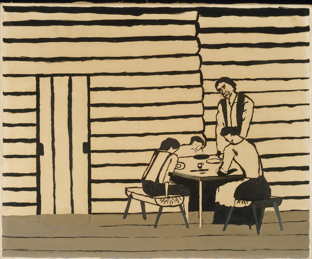 Rodzinna kolacja autorstwa Horace Pippin