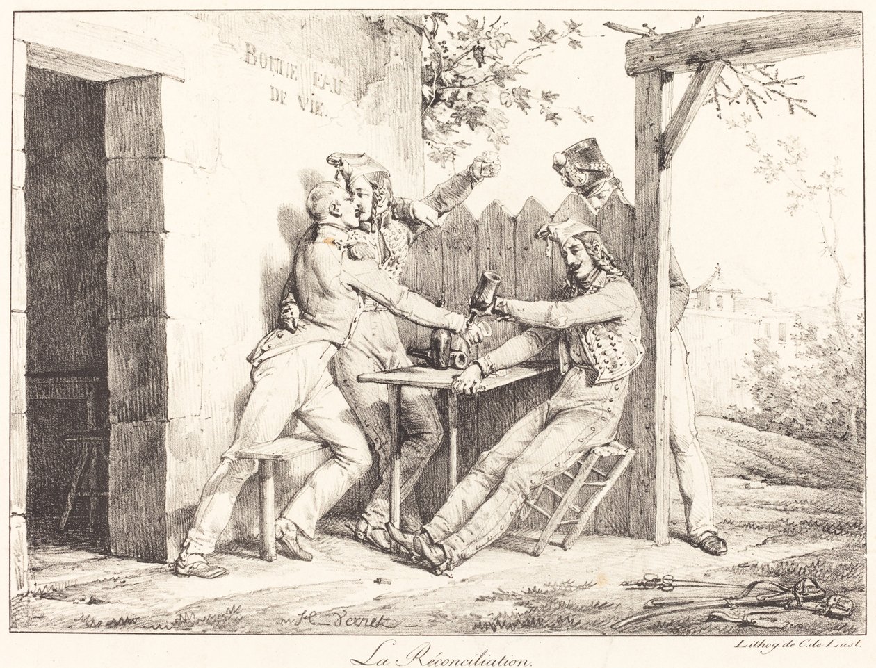 Pojednanie autorstwa Emile Jean Horace Vernet